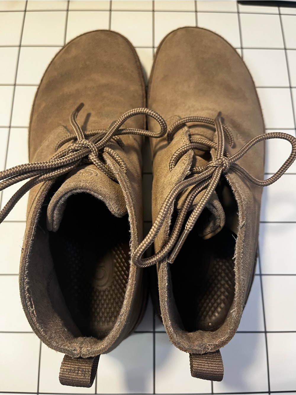 Chaco Men's Tan Suede Lace-Up Chukka Boots